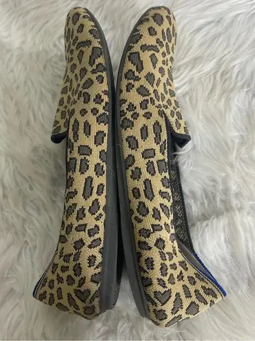 Rothy's Leopard Print Loafers Shoes Size 9.5