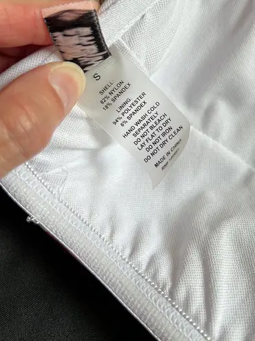 Unique Vintage Red & White Gingham Bikini Top With Bow Size Small (4) 34B