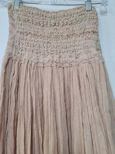 Free People  Jen's Pirate Booty Sacred Earth Convertible Maxi Skirt Size XS B-10