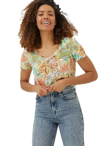 FAT FACE WOMEN'S SHORT SLEEVE MAGGIE V