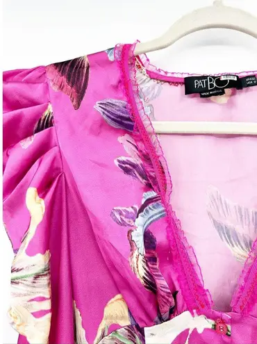 Pat Bo Grace Pink Floral Print Puff