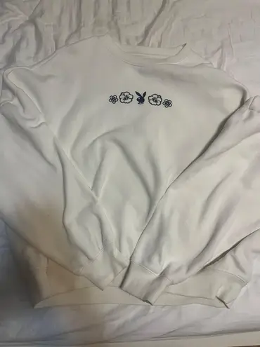 Pacsun Playboy Hoodie White