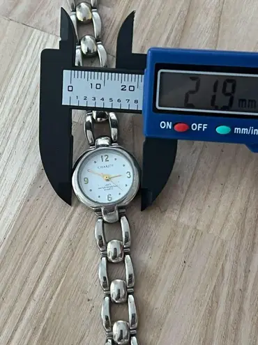 Chariot Ladies Watch Two Tone Stainless Link Bracelet White Dial