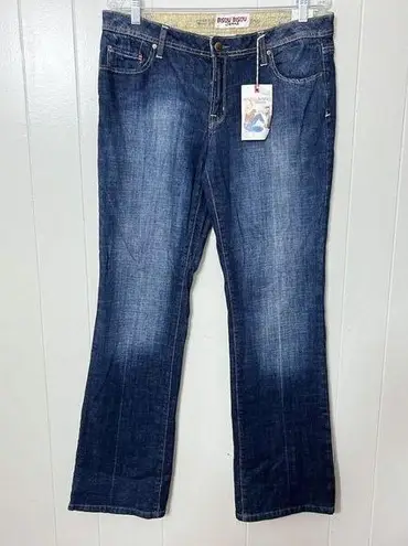 Bisou Bisou Vintage 90’s Y2K Women’s Boot Cut Denim Jeans Size 12NWT - Image 1