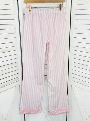 Victoria's Secret  Striped Lightweight Sleep Lounge Pants Pink White XS