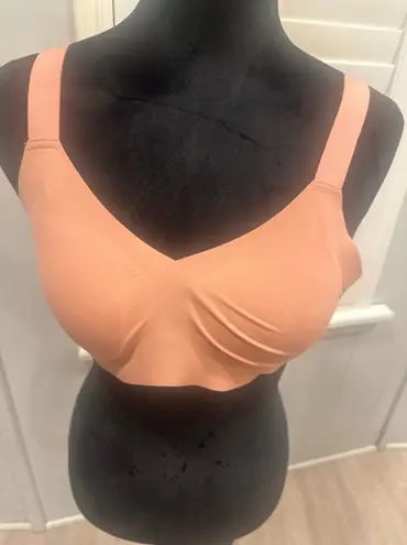 Knix 3 Peach Comfort Wirefree Bra Seamless Sports Lounge Everyday Orange Size undefined