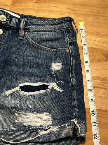 KanCan Button up cutoff distressed jeans shorts