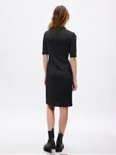 Gap Mockneck Rib Midi Dress