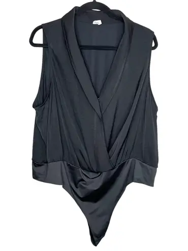 Melrose and Market Black Sleeveless Bodysuit 3X