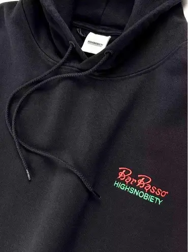 The Bar 🌺 SOLD OUT!!!  Basso x HighsnobietyCocktail Glass Hoodie Black