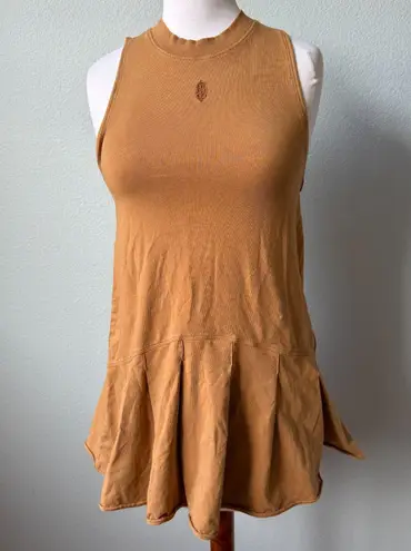 Free People Movement Hot Short Flirt Dress Size XS Brown
