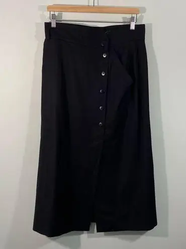 Vtg Escada By Margaretha Ley Black Slit Front A