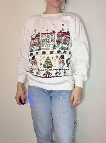 Hanes  Vintage Ugly Christmas Sweater