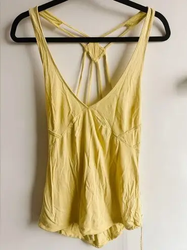 Diesel Yellow  Racerback Tank Top