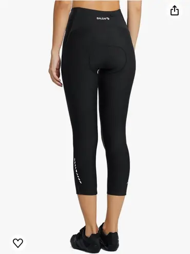 Baleaf Women's Padded Bike Shorts Cycling Pants Bicycle Capris Biking Spin Legging 3/4 UPF 50+