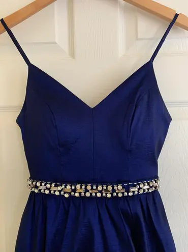 Honey and Rosie Royal Blue Homecoming Dress