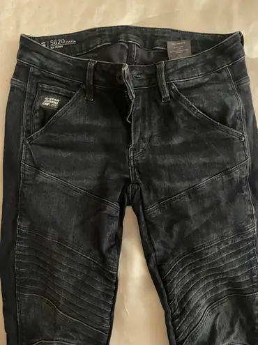 G-Star Mid Skinny Biker Jeans Size 23