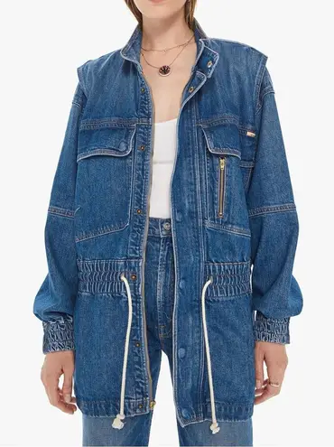 NEW MOTHER Carry All Parka M Blue Size M