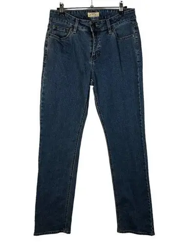 Blue Mountain Dark Blue High Rise Straight Leg Jeans 8