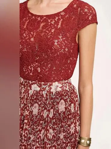 Tracy Reese Anthropologie Plenty by Red Lace Arcadia Midi Dress Size 6