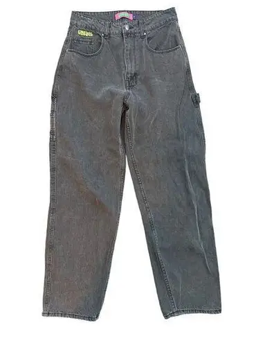 Vintage Empyre Cargo Straight Leg Jeans Size 7 Gray Wash Y2K