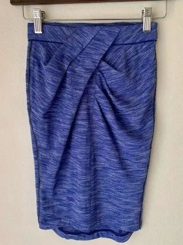 Lululemon  &go Where-to Skirt in Blue Rulu Mini Fitted Pencil stretch Skirt