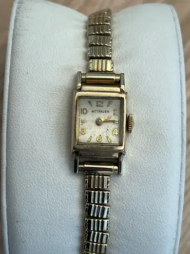 Wittnauer Geneve Rare Vintage Mechanical Ladies Watch Gold Plated Bracelet Case