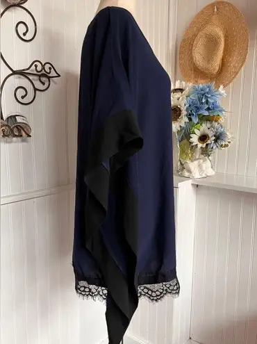 Molly Bracken Beautiful Blue Blouse by Size 46