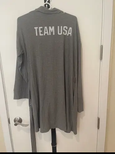 SKIMS Team USA Olympics Gray Robe S NWT