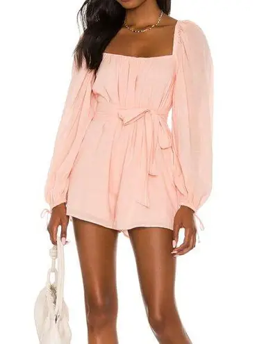Majorelle Scottie Romper cotton flowy womens Pink (medium) pastel
