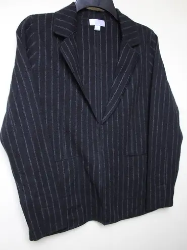 Carlisle $495 Pinstripe Wool Gamine Blazer