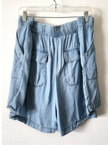 Lane Bryant  High-Rise Chambray Pull-On Shorts 18/20