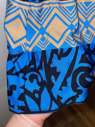 Hale Bob Patterned Silk Dress