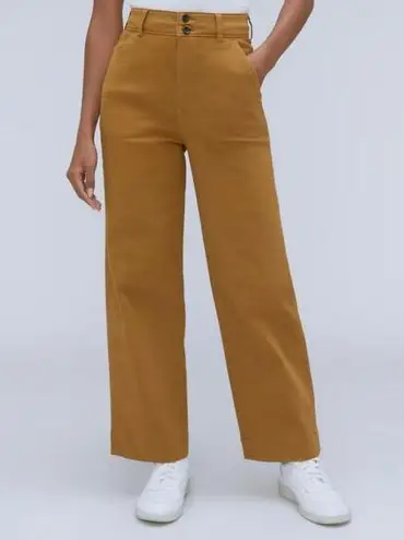 Everlane  The Organic Tan Tapenade Wide Leg Pants Size 6