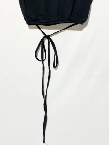 New AsYou Tie Waist Cropped Crewneck Short Sleeve T