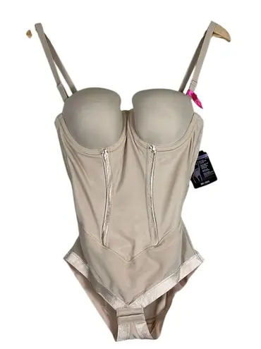Maidenform NWT Cream Ultra-Firm Convertible Body Shaper Womens 34C Neutral