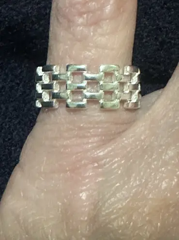 L@@K Sterling Silver 925 Band Ring Size 7