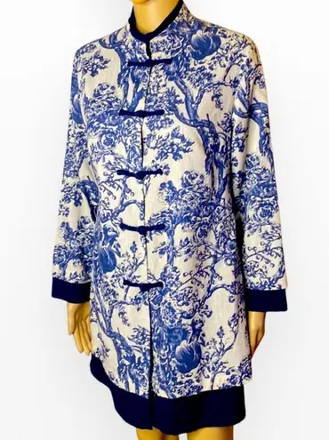 Soft Surroundings toile linen jacket /Tunic S