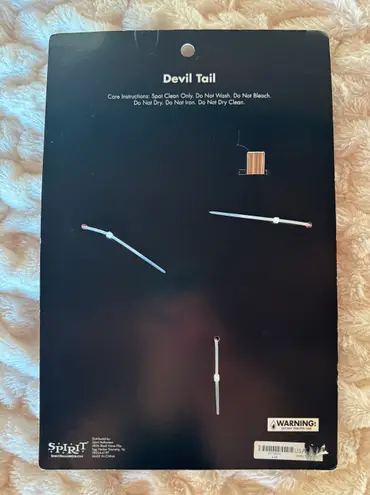 Spirit Halloween Red Sequined Devil’s Tail Costume Accessory