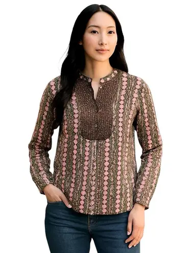 BODEN LAGENLOOK LONG SLEEVE COTTON TOP 12 Pink