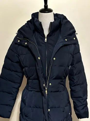 Cole Haan  Women's Navy Blue Down Winter Parker Coat S NWOT