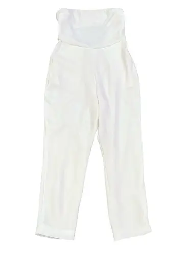 Elizabeth and James Strapless Cream Ecru Off-White Strapless Jumpsuit 4