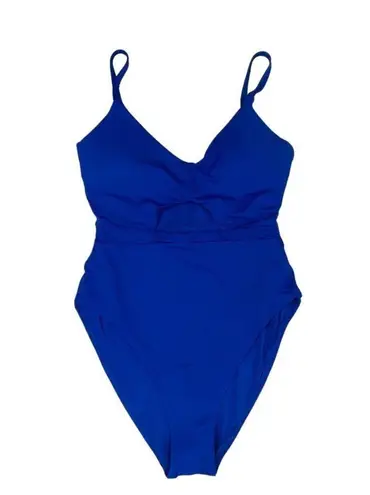 ANDIE  Swim Lapis Blue Purple Samoa Cut Out One Piece Swimsuit Sz M NWT