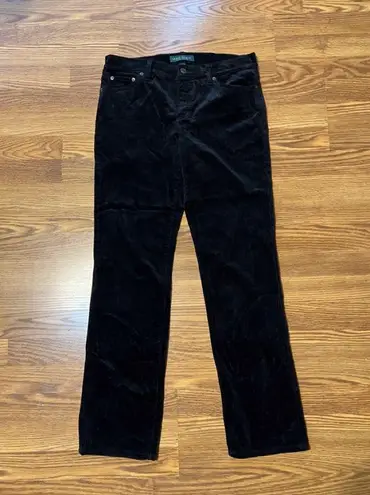 Ralph Lauren Beautiful Lauren  Black Corduroy Pants!