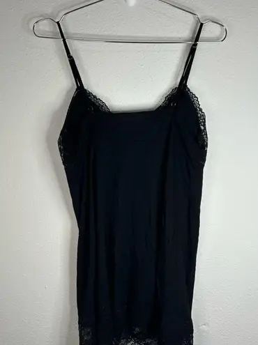 Jaclyn Smith Jacqueline Smith Black Lace Trim Slip Dress - Size Small