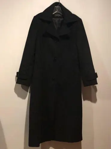 Jones New York  Classic Black Wool Coat