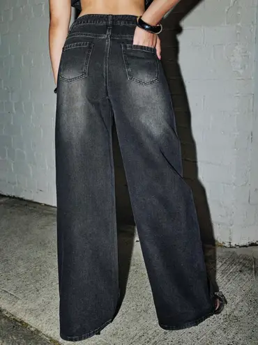 Black Bedazzled Denim Size XXS