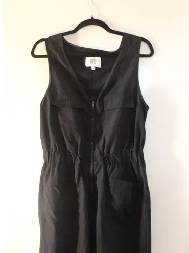 Madden NYC Womens Sleeveless Utility Jumper Size M Black Size M