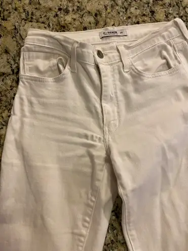 0² Denim O2 Denim White Flare Jeans