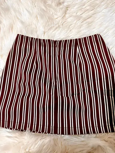 Urban Outfitters pinstripe pelmet mini skirt